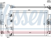 Condensator climatizare 940463 NISSENS pentru Ford C-max Ford Grand Ford Focus Ford Tourneo Ford Transit