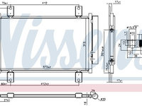 Condensator climatizare 940635 NISSENS pentru Peugeot Boxer Fiat Ducato