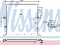 Condensator climatizare 94157 NISSENS pentru Bmw Seria 3