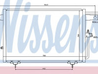 Condensator climatizare 94213 NISSENS pentru Audi 100 Audi A6