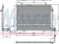 Condensator climatizare 94282 NISSENS pentru Mercedes-benz E-class Mercedes-benz C-class Mercedes-benz Slk Mercedes-benz Clk