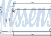 Condensator climatizare 94530 NISSENS pentru Fiat Brava Fiat Bravo Fiat Marea