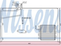 Condensator climatizare 94545 NISSENS pentru Mercedes-benz C-class Mercedes-benz Clk