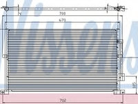 Condensator climatizare 94585 NISSENS pentru Ford Mondeo