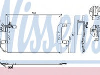 Condensator climatizare 94588 NISSENS pentru Mercedes-benz A-class