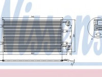 Condensator climatizare 94678 NISSENS pentru Nissan Primastar Opel Vivaro Renault Trafic