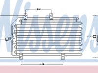 Condensator climatizare 94816 NISSENS pentru Alfa romeo Gtv Alfa romeo Spider