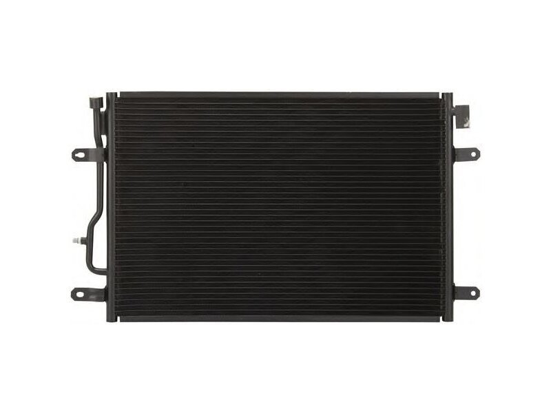 Condensator climatizare A4 (B6), 2000-2004, A6, 11.1998-01.2005, full aluminiu brazat, 615 (570)x410 (380)x16 mm, fara filtru uscator, SRLine Polonia