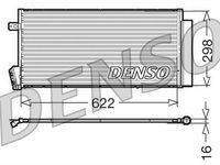 Condensator climatizare AC Denso, FIAT DOBLO, 02.2010-, OPEL COMBO, 02.2012- motor 1,4 benzina, 1,3/1,6/2,0 diesel, aluminiu/ aluminiu brazat, 665(630)x310(295)x16 mm, cu uscator si filtru integrat