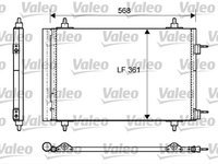 Condensator climatizare AC OEM/OES (Valeo), Citroen BERLINGO, 04.2008-, C4, 2004-2011, Peugeot 307, 2000-2009, 308, 04.2008-10.2014, PARTNER, 04.2008- motor 1,4/1,6/2,0 benzina, 1,4/2,0 HDI, alum./ alum. brazat, 565(525)x360x16 mm