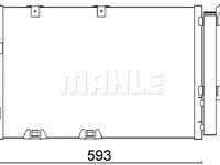 Condensator, climatizare (AC337000S BEH MAH) OPEL,VAUXHALL