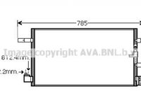 Condensator climatizare AIA5360 AVA QUALITY COOLING pentru Audi A4 Audi Q5 Audi A5