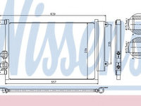 Condensator, climatizare ALFA ROMEO 147 (937) (2000 - 2010) NISSENS 94744 piesa NOUA