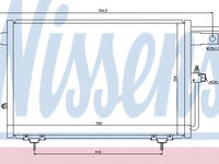 Condensator, climatizare AUDI 100 (4A, C4) (1990 - 1994) NISSENS 94213