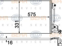 Condensator climatizare AUDI A1 (8X1, 8XF) - OEM - NRF: NRF35910|35910 - Cod intern: W02186768 - LIVRARE DIN STOC in 24 ore!!!