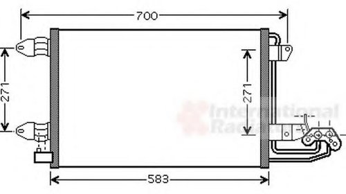 Condensator, climatizare AUDI A3 (8P1), VW RA