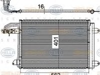 Condensator climatizare AUDI A3 Cabriolet (8P7) - OEM - NRF: NRF35520|35520 - Cod intern: W02234840 - LIVRARE DIN STOC in 24 ore!!!