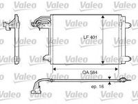 Condensator, climatizare AUDI A3 Sportback (8PA) (2004 - 2013) VALEO 817777