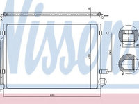 Condensator, climatizare AUDI A4 (8E2, B6) (2000 - 2004) NISSENS 94851