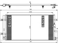 Condensator, climatizare AUDI A4 (8K2, B8) (2007 - 2015) NRF 35916