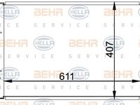 Condensator climatizare AUDI A4 Cabriolet (8H7, B6, 8HE, B7) - Cod intern: W20088603 - LIVRARE DIN STOC in 24 ore!!!