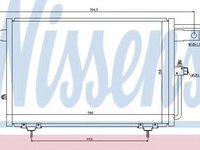 Condensator, climatizare AUDI A6 (4A, C4) (1994 - 1997) NISSENS 94213 piesa NOUA