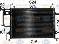 Condensator climatizare AUDI A6 (4B2, C5) - OEM - NRF: NRF35308|35308 - Cod intern: W02391722 - LIVRARE DIN STOC in 24 ore!!!