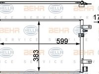 Condensator climatizare AUDI A6 (4F2, C6) - OEM - NRF: NRF35605|35605 - Cod intern: W02391785 - LIVRARE DIN STOC in 24 ore!!!