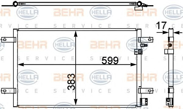 Condensator climatizare AUDI A6 Avant (4F5, C6) - 