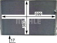 Condensator, climatizare AUDI A6 C6 (4F2) MAHLE AC 803 000S