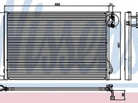 Condensator, climatizare BMW 1 cupe (E82) (2007 - 2013) NISSENS 94872