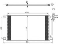 Condensator, climatizare BMW 3 Cabriolet (E46) (2000 - 2007) NRF 35748