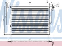 Condensator, climatizare BMW 3 cupe (E46) (1999 - 2006) NISSENS 94431