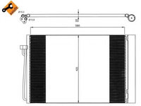 Condensator, climatizare BMW 7 (E65, E66, E67) (2001 - 2009) NRF 35537