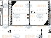 Condensator climatizare BMW 7 (E65, E66, E67) - OEM - NRF: NRF35538|35538 - Cod intern: W02271145 - LIVRARE DIN STOC in 24 ore!!!