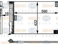 Condensator climatizare BMW E60/E61/E63/E64/E65 - Cod intern: W20088652 - LIVRARE DIN STOC in 24 ore!!!