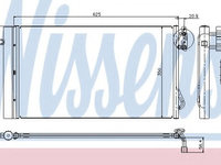 Condensator, climatizare BMW Seria 1 Cupe (E82) (2007 - 2013) NISSENS 94873 piesa NOUA