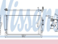 Condensator, climatizare BMW Seria 3 (F30, F35, F80) (2011 - 2016) NISSENS 940357 piesa NOUA
