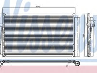 Condensator, climatizare BMW Seria 5 (E60) (2003 - 2010) NISSENS 94747 piesa NOUA