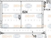 Condensator climatizare BMW Z4 (E89) - OEM - NRF: NRF35743|35743 - Cod intern: W02344596 - LIVRARE DIN STOC in 24 ore!!!