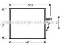 Condensator climatizare BW5213 AVA QUALITY COOLING pentru Bmw Seria 5 Bmw Z8