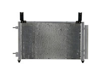 Condensator climatizare Chevrolet Spark, 05.2005-01.2010, motor 0.8, 38 kw, 1.0, 49 kw benzina, full aluminiu brazat, 530(490)x315(305)x16 mm, cu uscator si filtru integrat