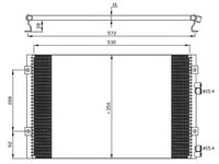 Condensator climatizare CHRYSLER PT CRUISER (PT_) - OEM - NRF: NRF35608|35608 - Cod intern: W02271163 - LIVRARE DIN STOC in 24 ore!!!