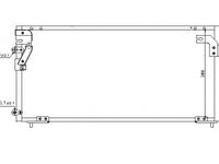 Condensator climatizare Chrysler Sebring, 04.2001-06.2007, motor 2.0, 104 kw, 2.4, 112 kw, 2.4 T, 164 kw benzina, cutie manuala/automata, full aluminiu brazat, 665(635)x310(290)x16 mm, cu dehidrator integrat