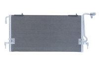 Condensator climatizare Citroen Berlingo 2002-2008, Berlingo 1996-2002, Xsara 1997-2000, Peugeot Partner 2002-2008, Partner 1996-2002, 671 (634)x339x16mm, material Rezervor aluminiu, fagure aluminiu brazat, RapidAuto 2326K8C3