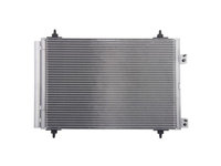Condensator climatizare Citroen C4 Picasso 2006-2013, Peugeot 3008 2008-2016, 5008 2009-2016, 570(535)x360x16mm, material Rezervor aluminiu, fagure aluminiu brazat, MAHLE AC554000S