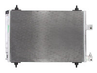 Condensator climatizare Citroen C5, 2004-, Citroen C6, 09.2005-, Peugeot 407, 05.2004-2011, full aluminiu brazat, 555 (520)x365 (340)x16 mm, cu uscator filtrat, SRLine Polonia