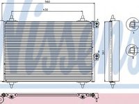 Condensator, climatizare CITROEN XSARA PICASSO (N68) (1999 - 2016) NISSENS 94870 piesa NOUA