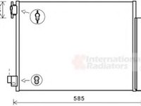 Condensator, climatizare DACIA DUSTER, DACIA LODGY, RENAULT CLIO IV - VAN WEZEL 15005011