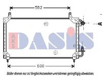 Condensator, climatizare DAEWOO ESPERO limuzina (KLEJ), DAEWOO CIELO (KLETN), DAEWOO CIELO limuzina (KLETN) - AKS DASIS 512010N